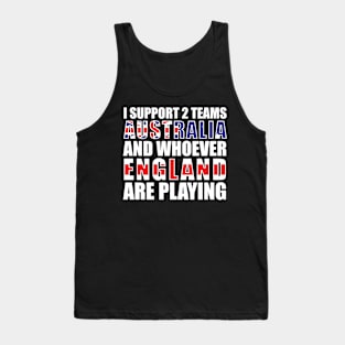 Australia Sports Supporter England Joke Funny Tank Top